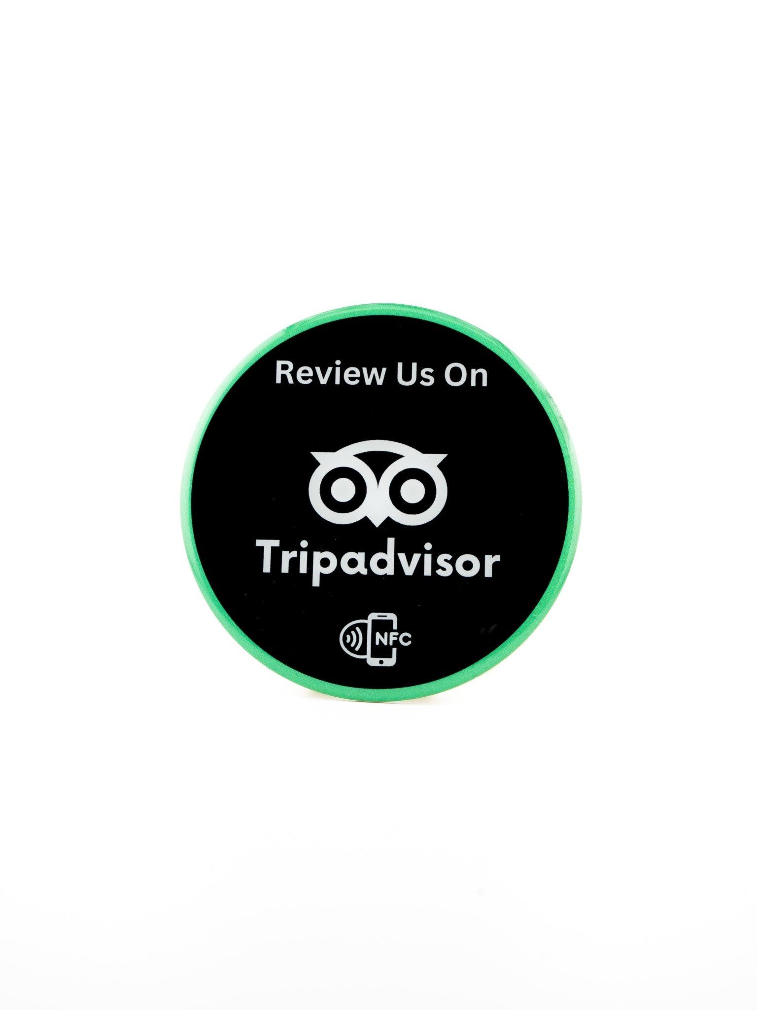 Hochwertiger NFC - Aufkleber für mehr Tripadvisor Bewertungen - Custom Ratings